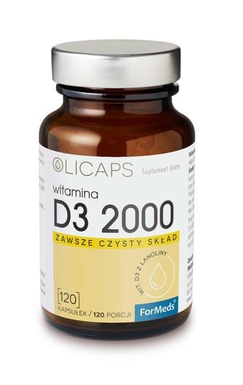 

Formeds, Olicaps Витамин D3 2000, 120 капсул