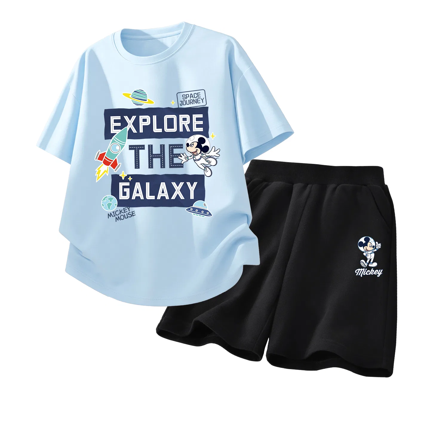 Детский спортивный костюм с круглым вырезом Disney Di Space Sky Blue+Di Astronaut K Gray — фото 3