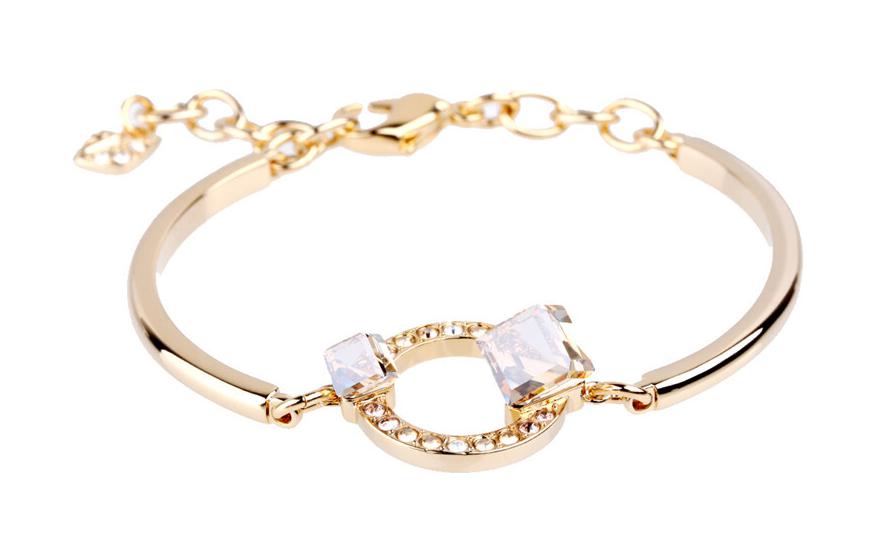 

Swarovski Браслет Diapason для женщин золотой