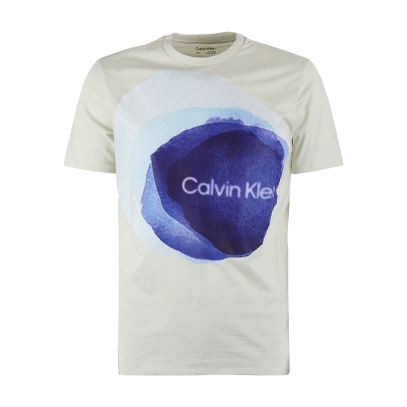 

Футболка мужская пастельно-желтая Calvin Klein, светло-желтый