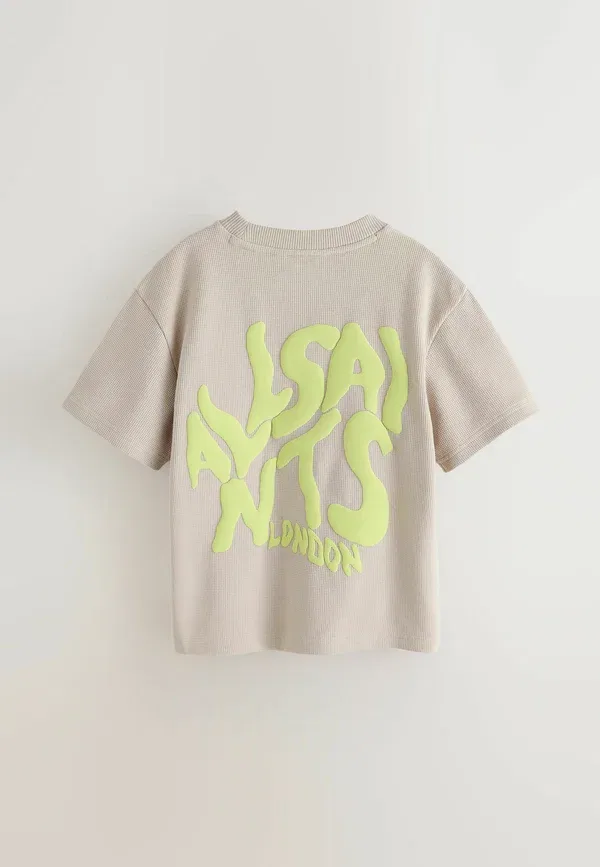 Футболка Regular fit Orlando oversized crew waffle t-shirt, бренд Smallsaints, цвет нейтральный — фото 2