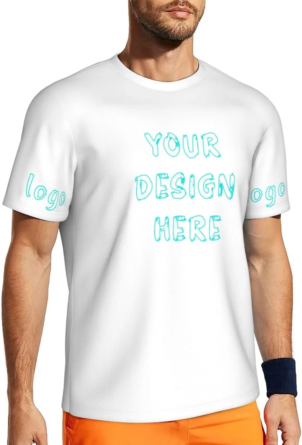 Футболка Custom для мужчин с именным принтом — фото 2