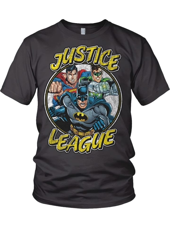 

Футболка Justice League, серый