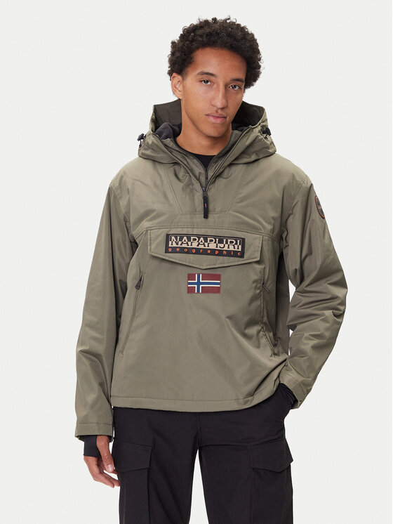 

Анорак regular fit Rainforest Next NP0A4IB9 Napapijri, хаки