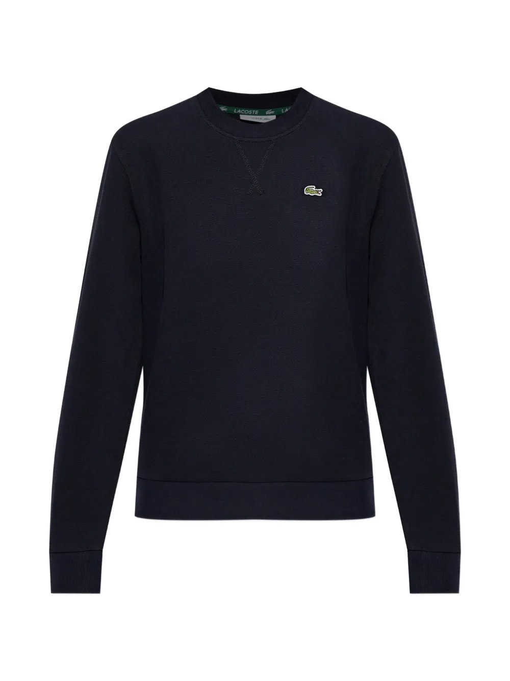 

Свитшот с логотипом и круглым вырезом Lacoste, синий