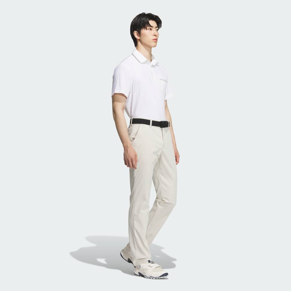 Брюки EX STRETCH Twist Weave с водоотталкивающим покрытием и жаккардовым плетением Adidas, beige — фото 3