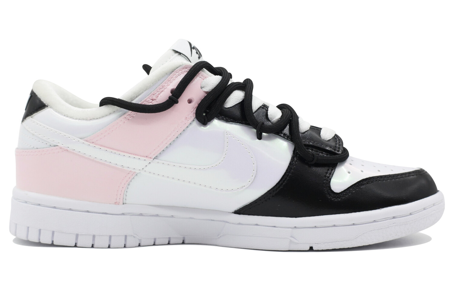 

Кроссовки Nike Dunk Skateboarding Shoes Women's Low-top Black/powder, черный