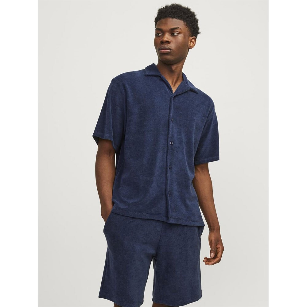 

Рубашка с коротким рукавом Jack & Jones Bla Terry, синий