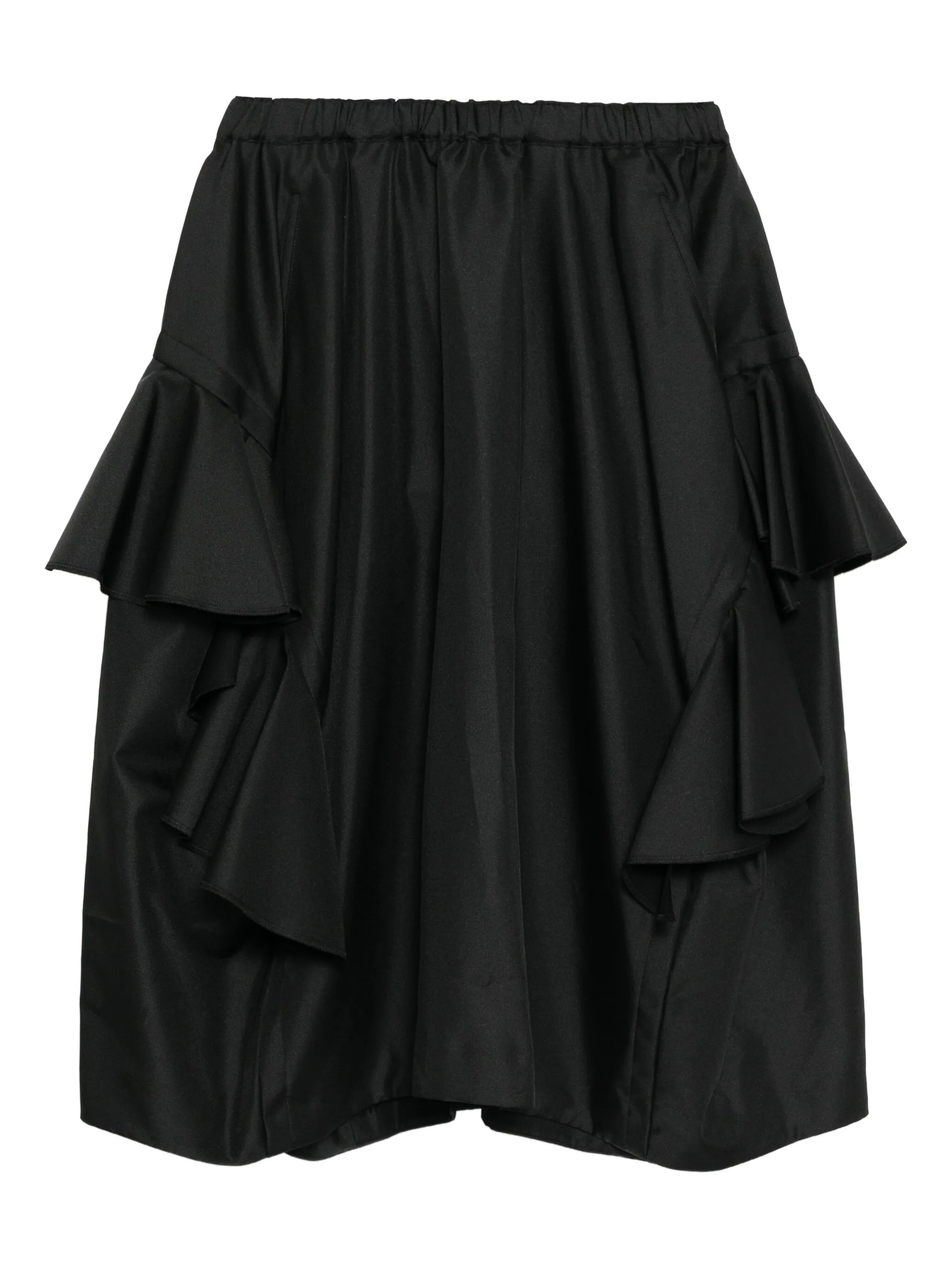 

Юбка миди с оборками Comme Des Garçons Comme Des Garçons, черный