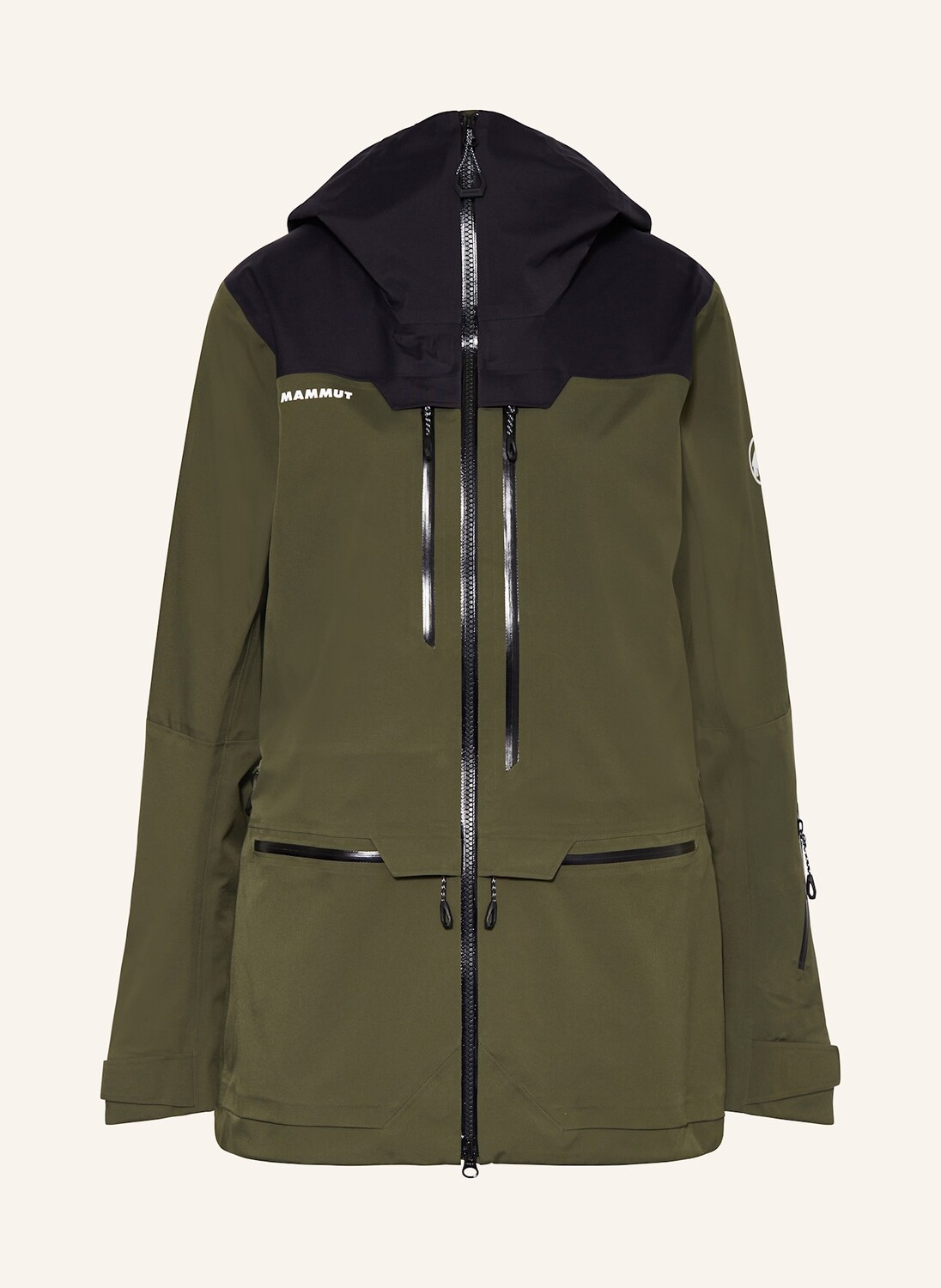 

Лыжная куртка hardshell haldigrat MAMMUT, цвет OLIV/SCHWARZ