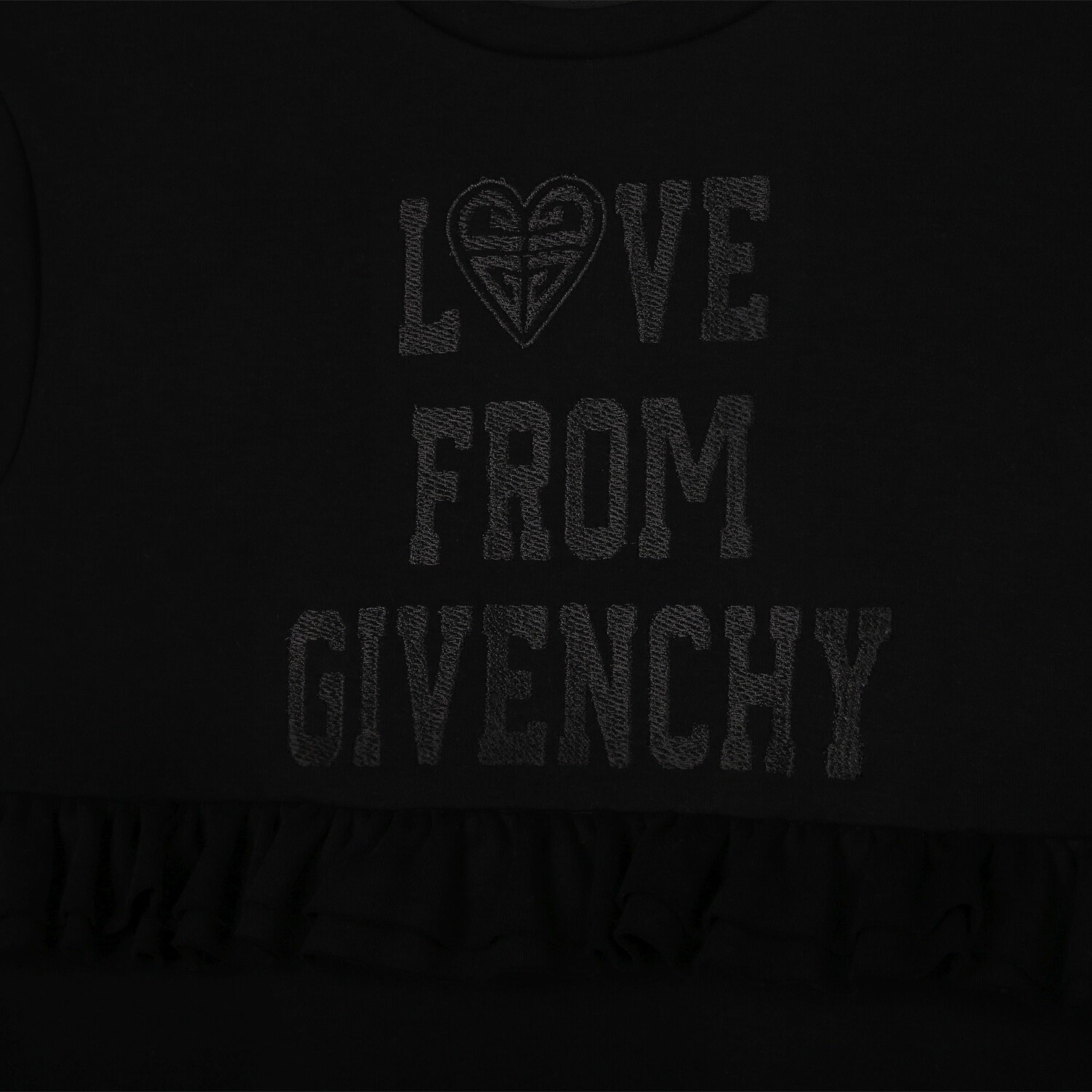 

Черное платье с длинными рукавами Givenchy, черный