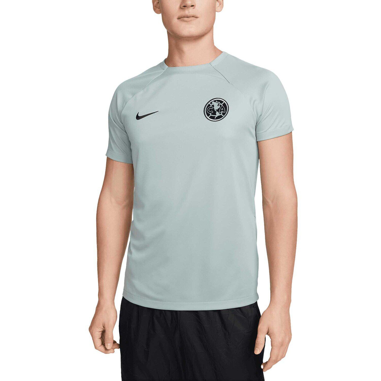 

Мужское серое тренировочное джерси Club America Academy Pro Raglan Performance Team Nike, Серый, Мужское серое тренировочное джерси Club America Academy Pro Raglan Performance Team Nike