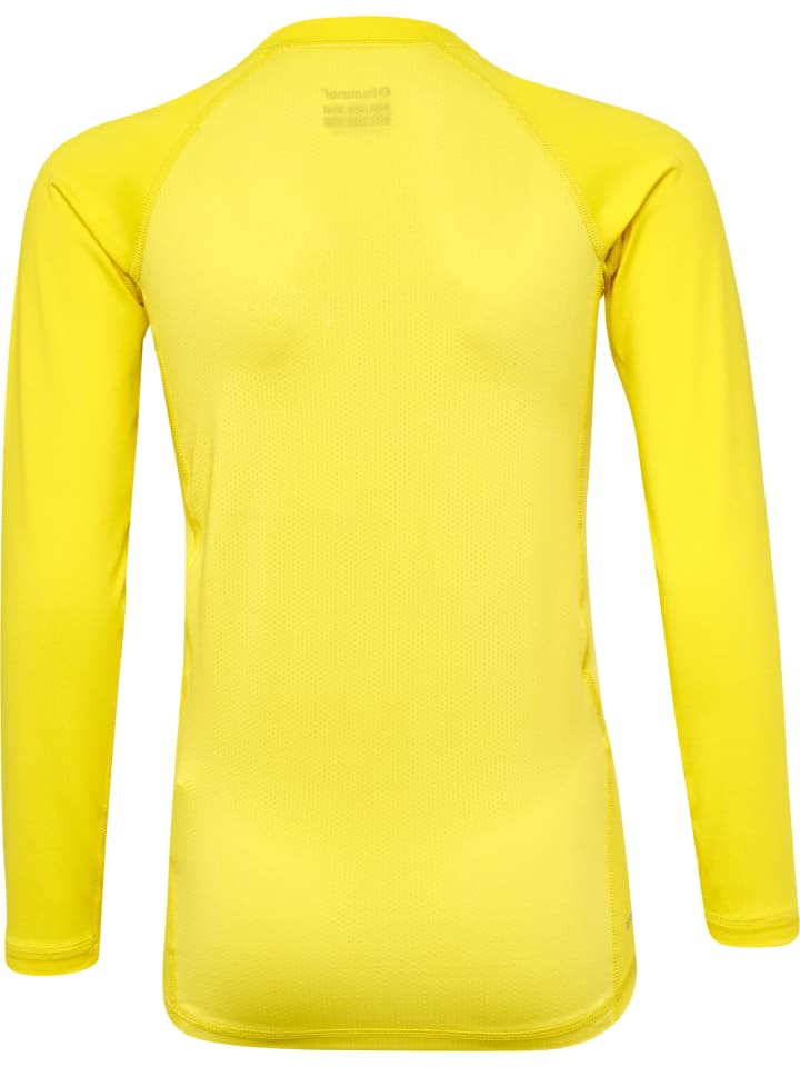Hummel Детская футболка Hmlbl ярко-желтого цвета — фото 2