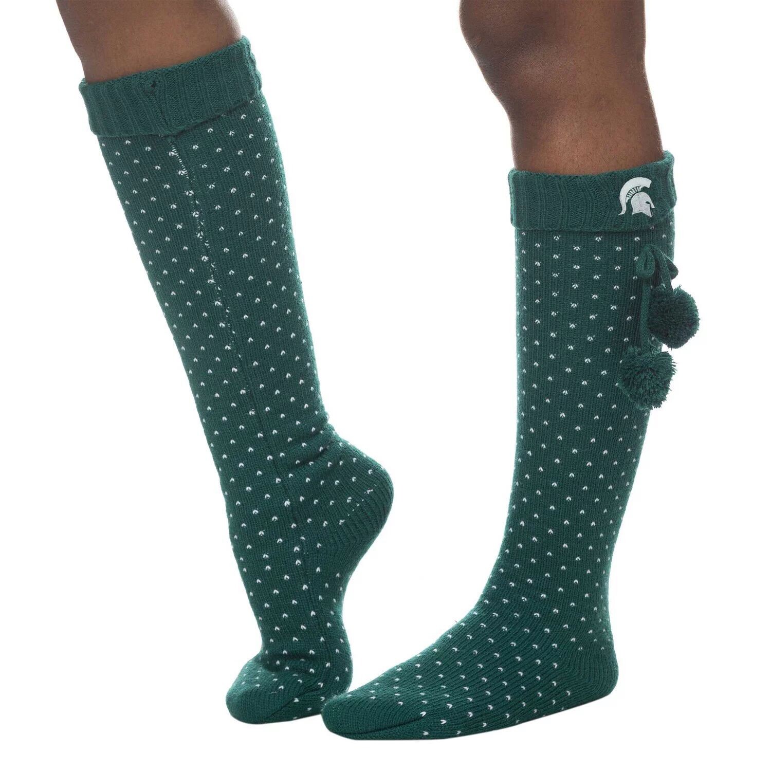 

Женские гольфы ZooZatz Green Michigan State Spartans