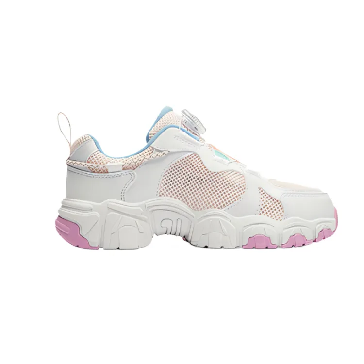 Synthetic Leather Low top Kids' Running Shoes Spring Pollen Teenagers FILA KIDS, spring pollen — фото 2