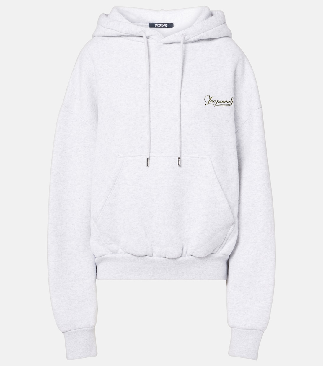 

Толстовка с капюшоном из хлопкового флиса с логотипом Corto Jacquemus, Uni Club Grey