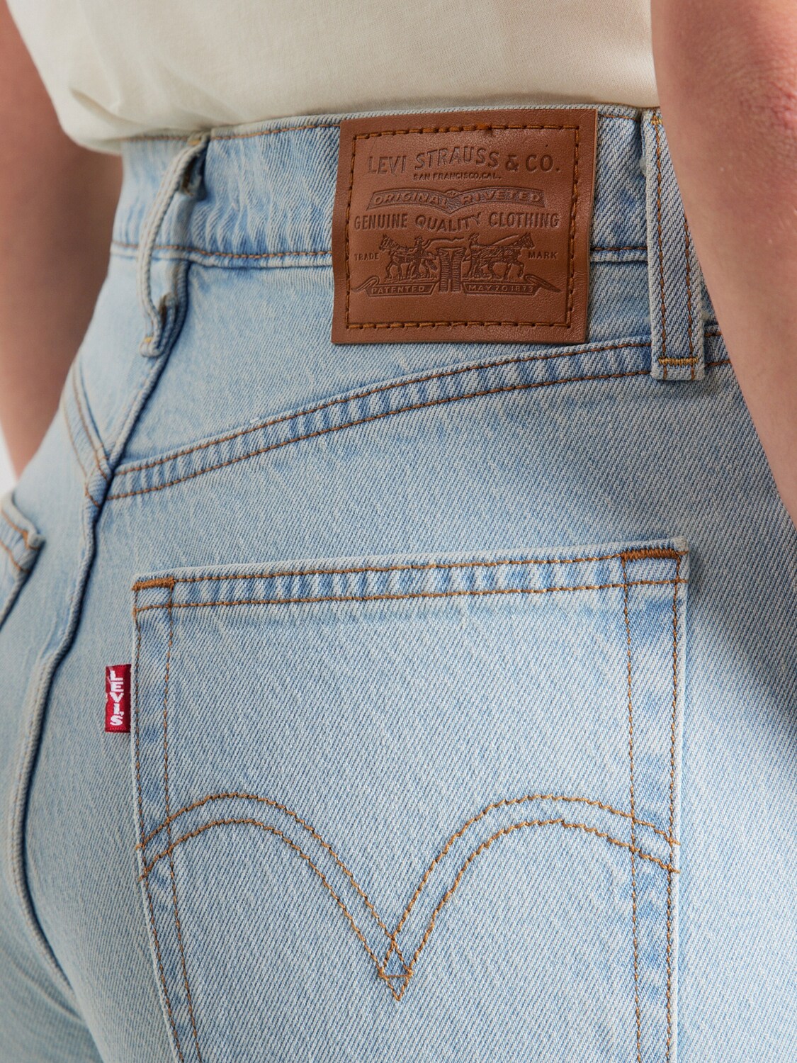 LEVI'S  Джинсы Regular 'RIBCAGE STRAIGHT' в светло-голубом цвете — фото 2