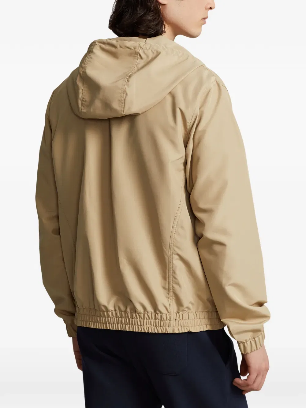 Куртка с капюшоном и вышитым логотипом Polo Ralph Lauren, нейтральный — фото 4