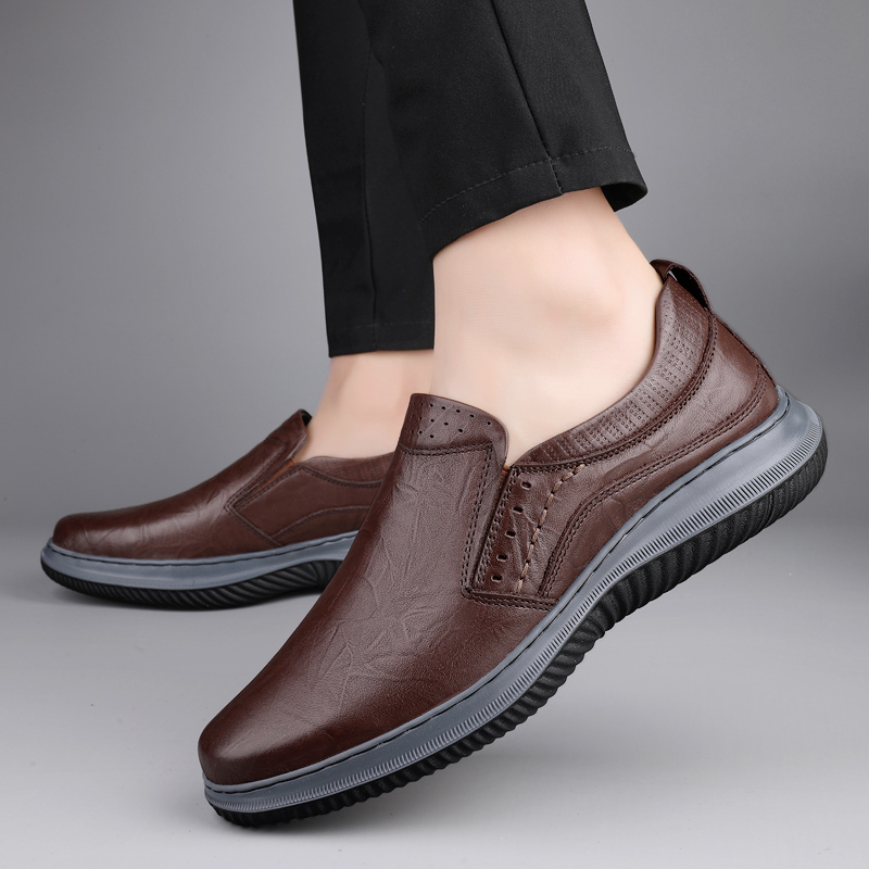 BAGE Мужские повседневные туфли Men's Low top Brown, коричневый, цвет Brown — фото 4