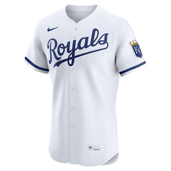 Мужская белая футболка Kansas City Royals Home Elite Nike — фото 3