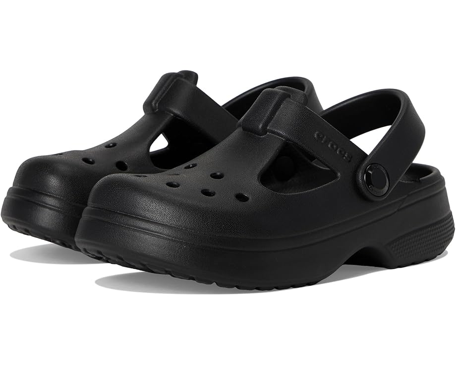 

Сабо Crocs Kids Classic Mary Jane Clogs, черный