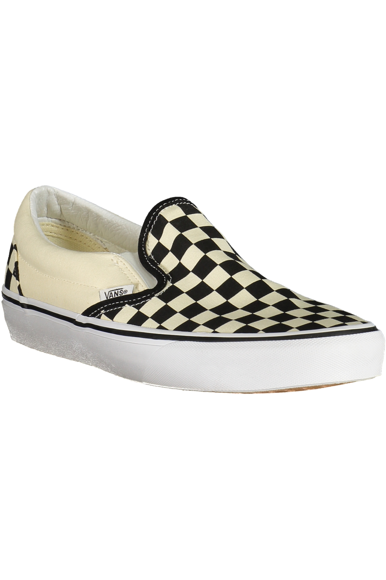 Кроссовки женские Vans в клетку, белый — фото 2