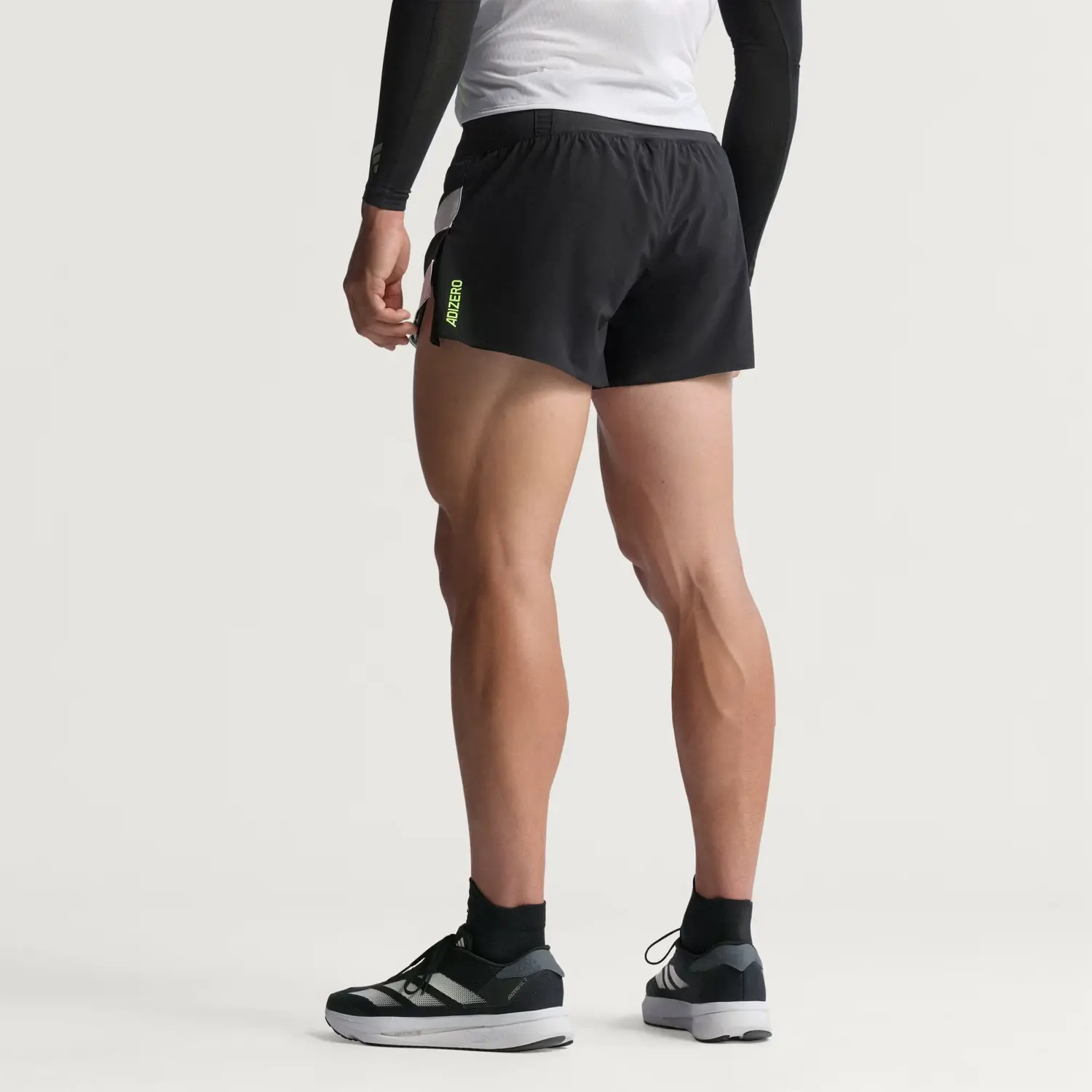 Шорты Free Shipping With AdiClub Adizero Archive Running Gel Short Adidas, черный — фото 3