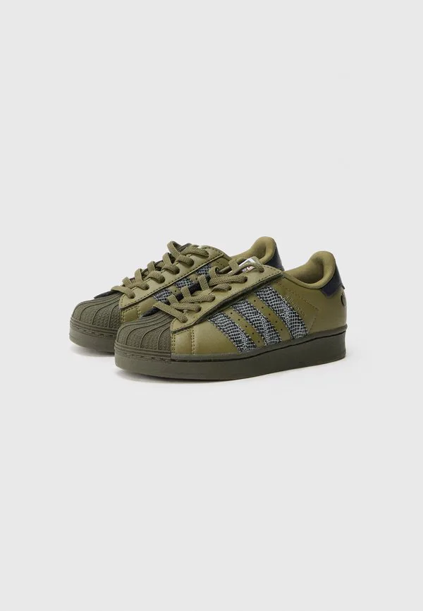 Унисекс кроссовки superstar со светодиодной подсветкой Adidas Originals, Focus Olive/Core Black/Shadow Olive — фото 2