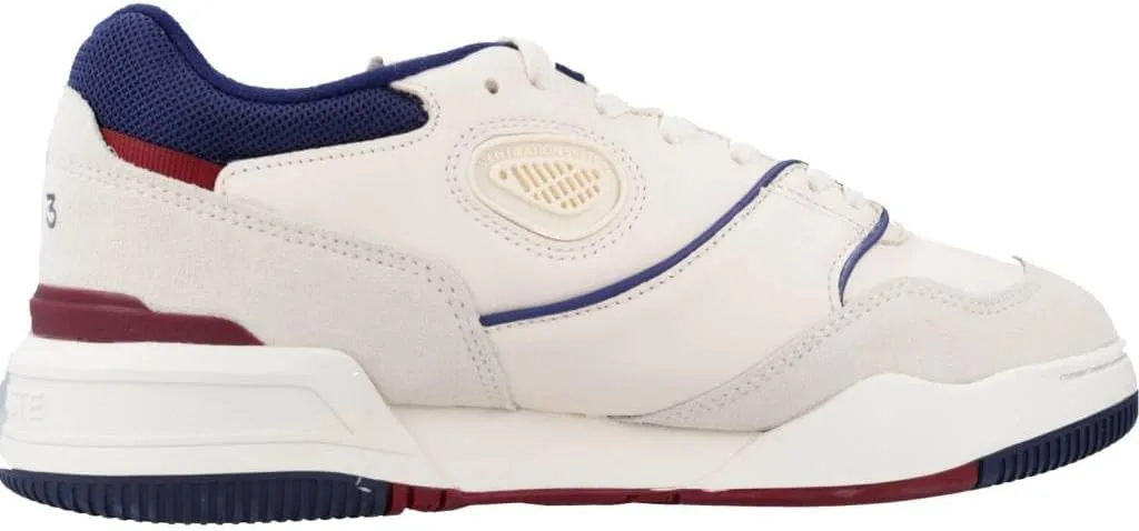 Кроссовки Lacoste Lineshot 124 2 SMA для мужчин, низкие, белый/темно-синий — фото 4