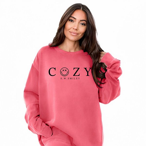 

SWSmiley cozy outline - женский окрашенный в готовом виде графический свитшот Simply Sage Market, Watermelon, Зеленый, SWSmiley cozy outline - женский окрашенный в готовом виде графический свитшот Simply Sage Market, Watermelon