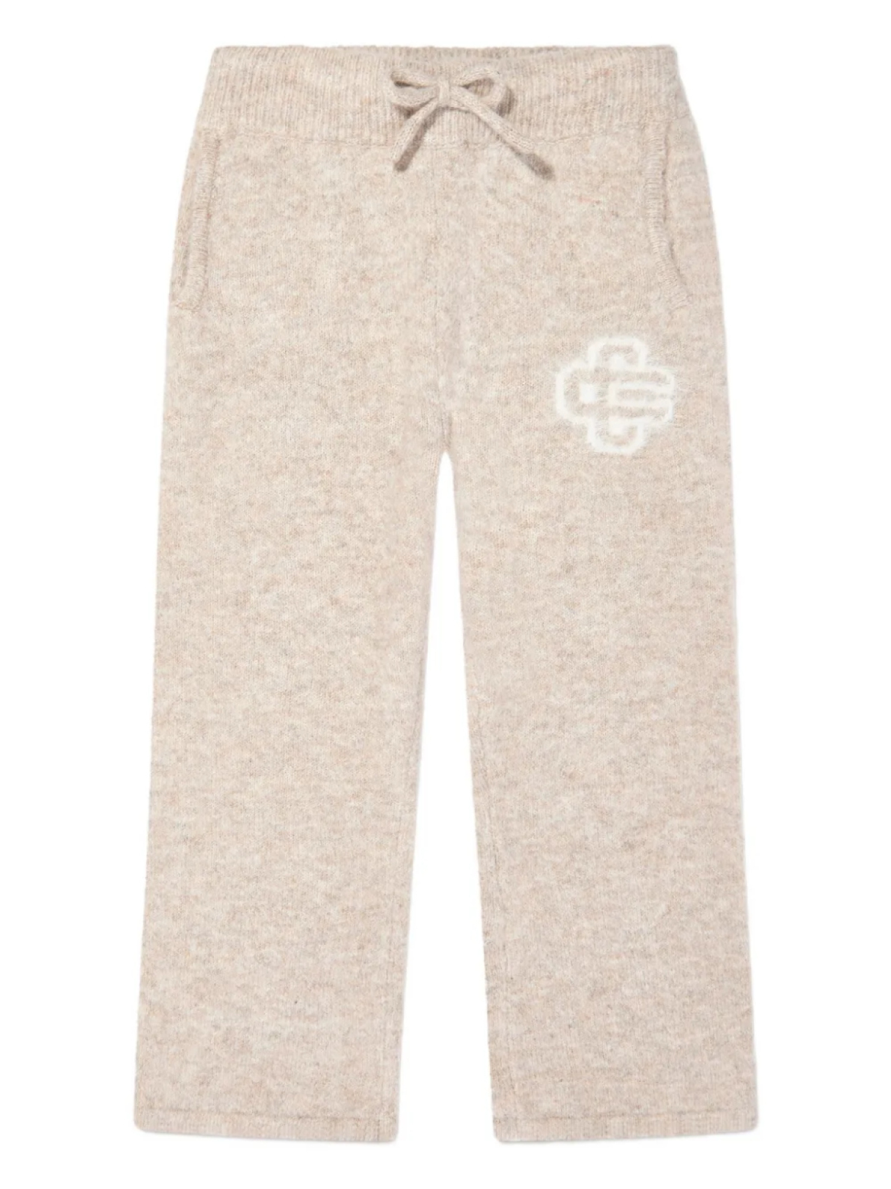 

Брюки с жаккардовой эмблемой THE COUTURE CLUB KIDS, нейтральный