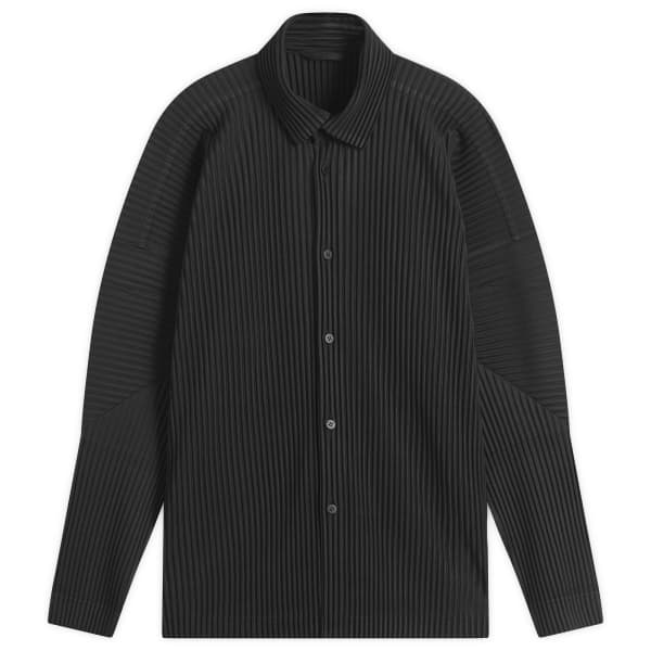 

Рубашка на пуговицах Homme со складками Homme Plissé Issey Miyake, 15-Black