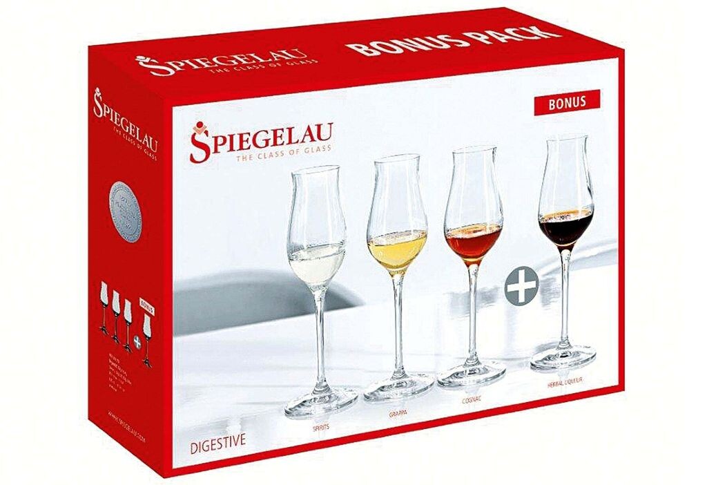 

Spiegelau 4510173 Бокал для граппы, 'Bonus Pack' 3+1, 13,5 мл, В 19,7 см, прозрачный (4 шт. в упаковке)