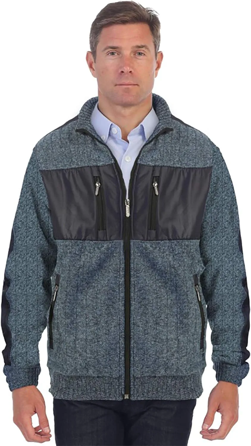 

Кардиган Gioberti мужской на молнии с фланелевой подкладкой