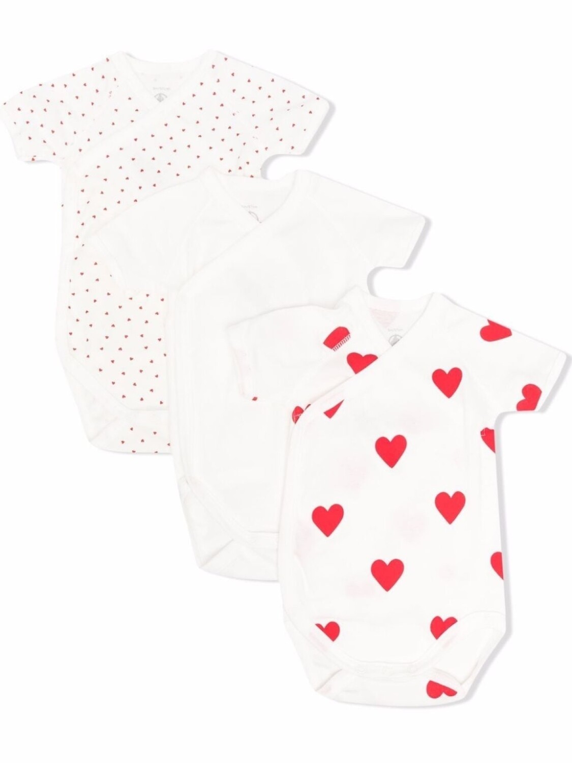 

Petit Bateau боди с принтом, белый