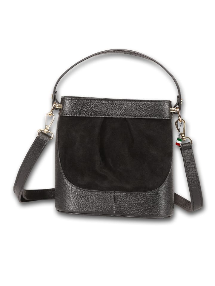 

Кожаная сумка через плечо Florence, черная, примерно 18 см Florence