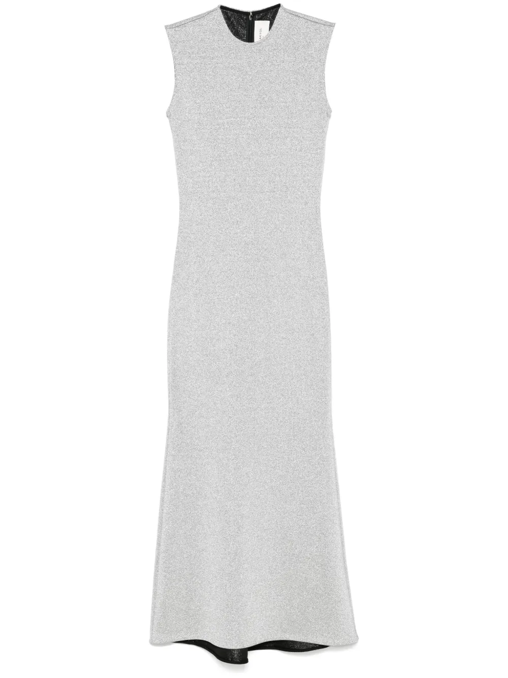 

Платье макси из джерси Burc Akyol, серебяный