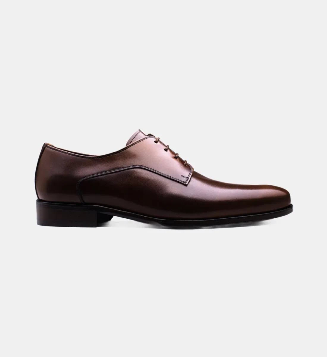 Дерби кожаные NEWARK Finsbury, коричневый