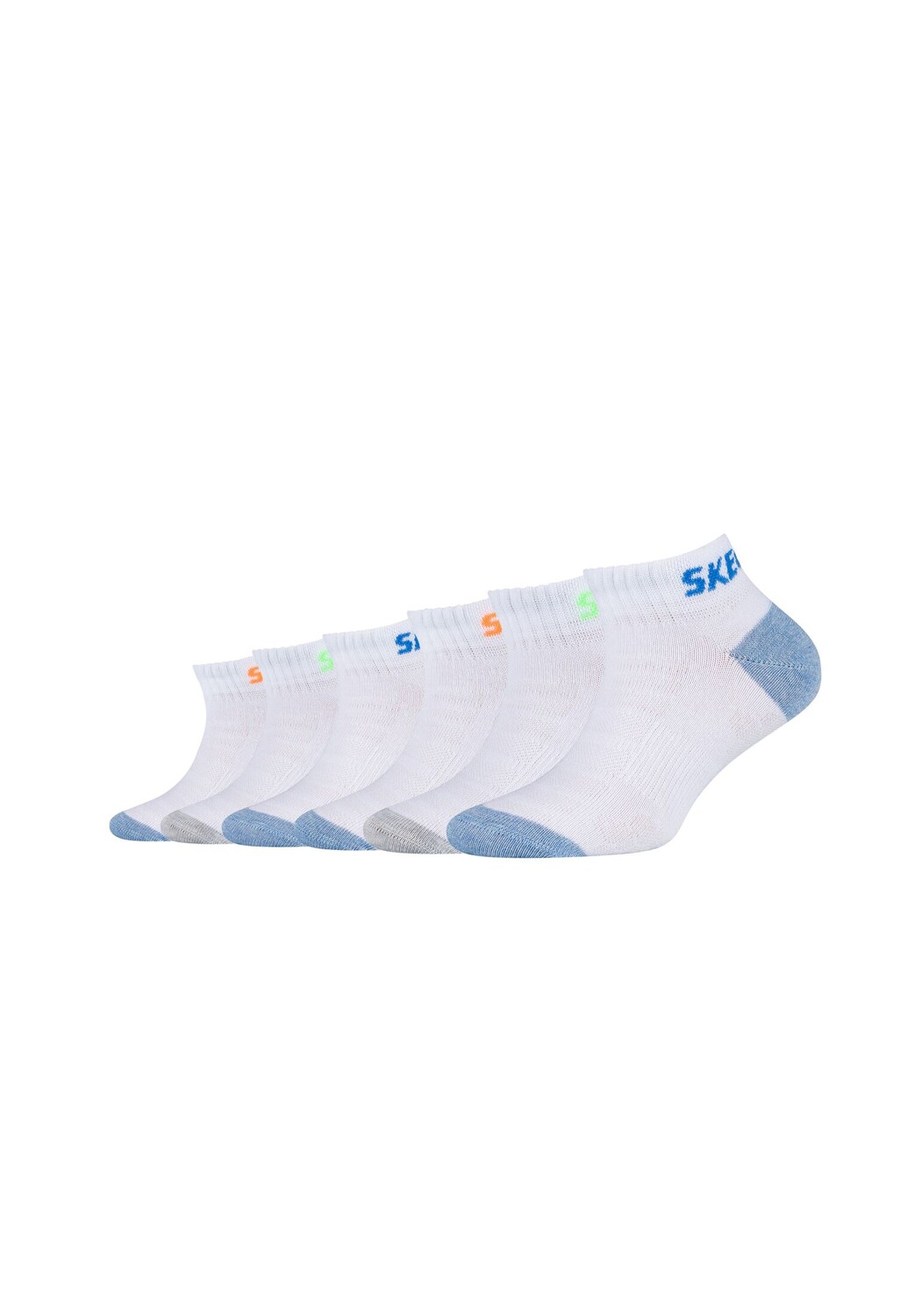 

Носки Skechers Sneaker 6 шт mesh ventilation, белый