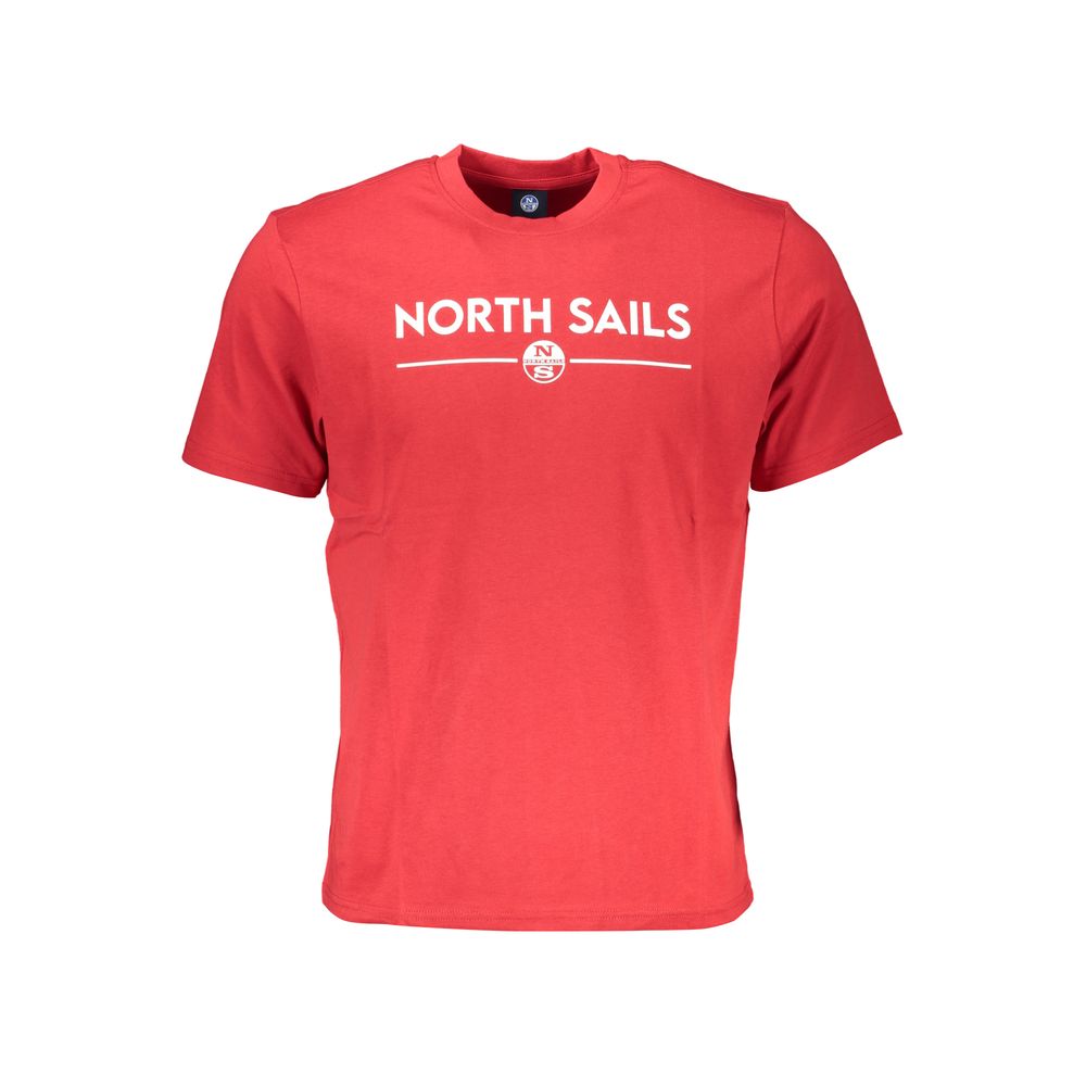 

Красная хлопковая футболка North Sails
