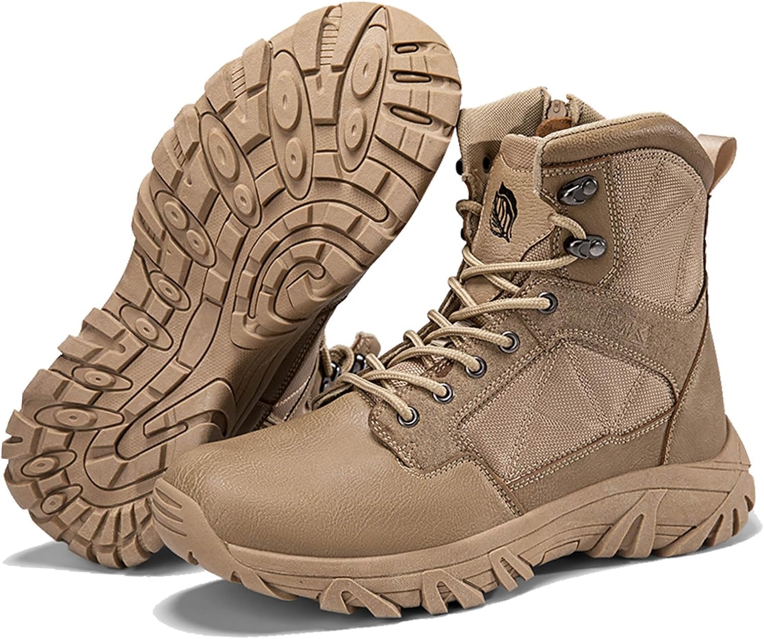 Мужские тактические ботинки Легкие походные ботинки Кожаные ботинки Botas militares para hombre Ботинки для мотоцикла Zivopah, Sand — фото 2
