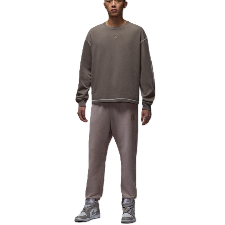 Jordan Футболка Flight для мужчин, цвет Olive Gray — фото 4