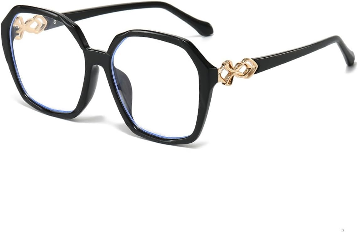 

Ретро-модные солнцезащитные очки для женщин, классические, винтажные, элегантные, большого размера, с защитой от УФ-излучения UV400, для активного отдыха VFDHN, Black Clear