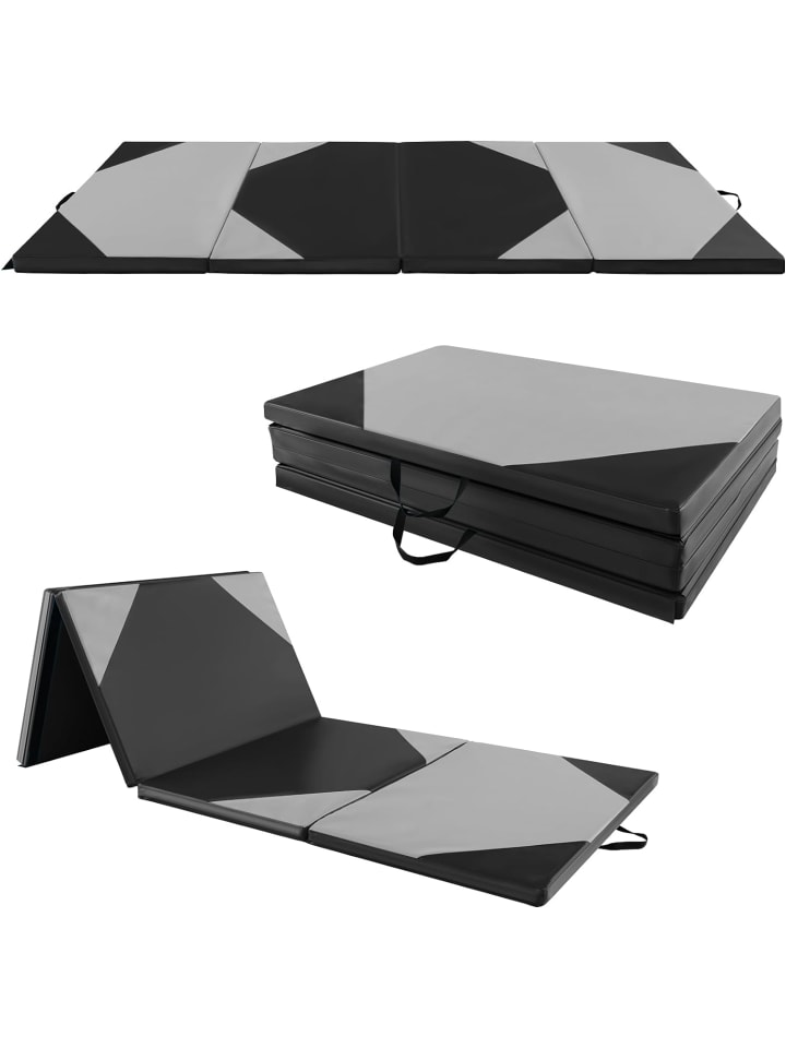 

COSTWAY Складной мягкий напольный коврик 300x120 см, серый