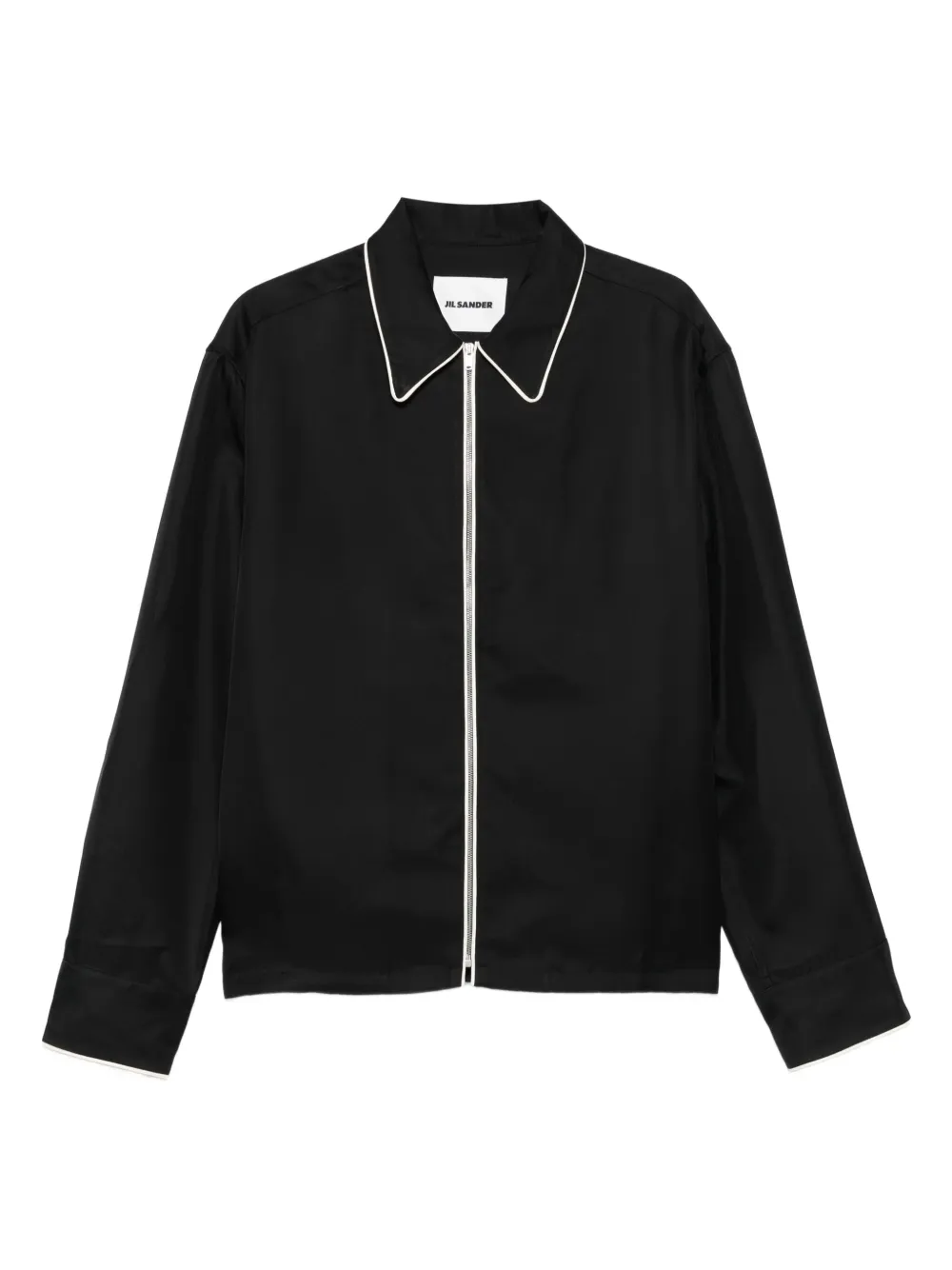 

Рубашка на молнии JIL SANDER, черный