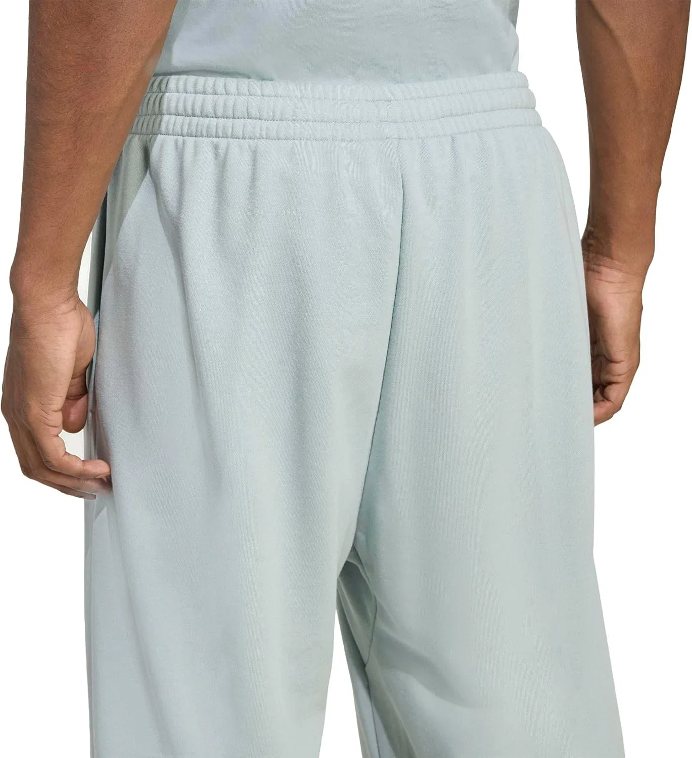 Брюки Adidas Essentials 3-bar Wide Leg, белый — фото 4
