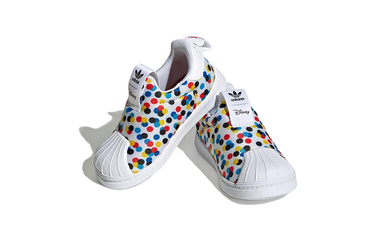 Кроссовки adidas originals Superstar Series Toddler Shoes TD Low-top White/Black/Red — фото 3