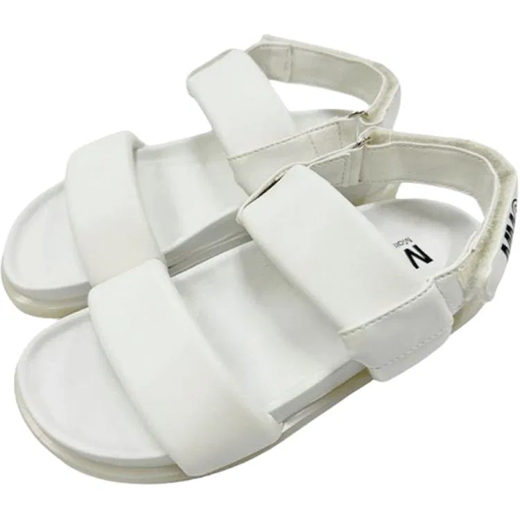 Сандалии детские MM6 Maison Margiela X RollingKids белые — фото 4