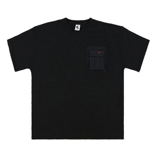 

Футболка x travis scott cactus jack вышитый логотип карман футболка Nike, черный