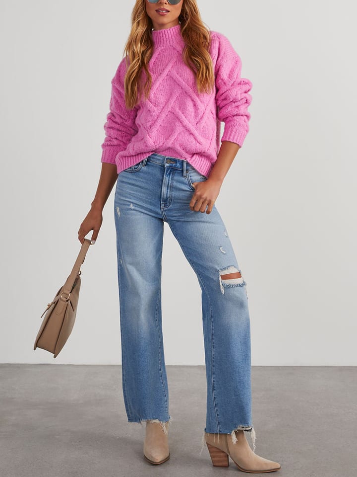 

Milan Kiss Розовый свитер